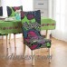 Comwarm poliéster Spandex estiramiento silla cubierta hojas estampado Floral Durable lavable polvo Hotel banquete comedor silla cubierta ali-57918847